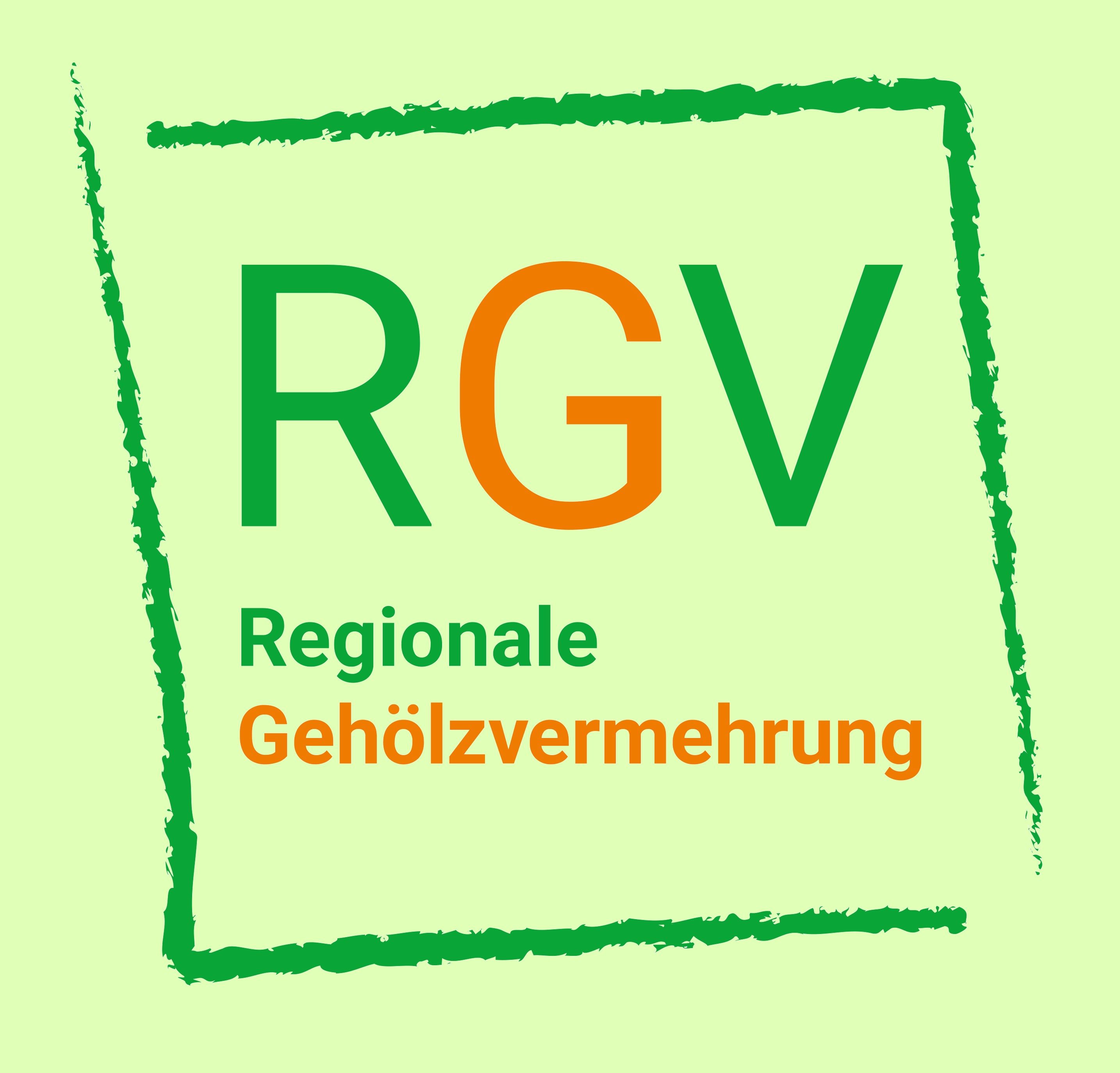 Logo des Vereins Regionale Gehölzvermehrung (RGV)