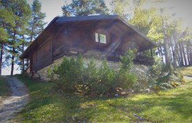 Informationsblockhaus in Scheiben, © Verein Naturpark Nordwald