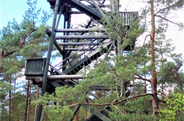 Aussichtsturm am Schwarzenberg, © Verein Naturpark Nordwald