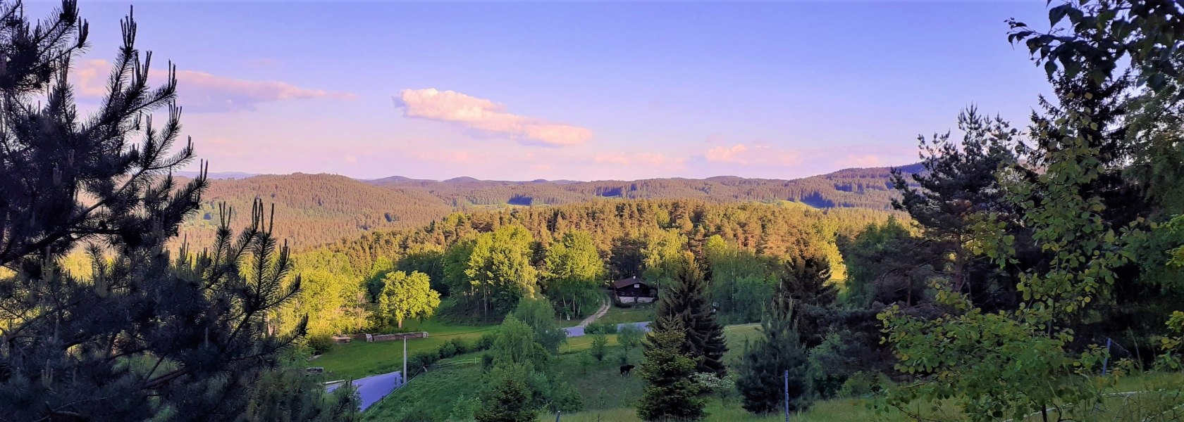 Information blockhouse in the village of Scheiben, &copy; Verein Naturpark Nordwald