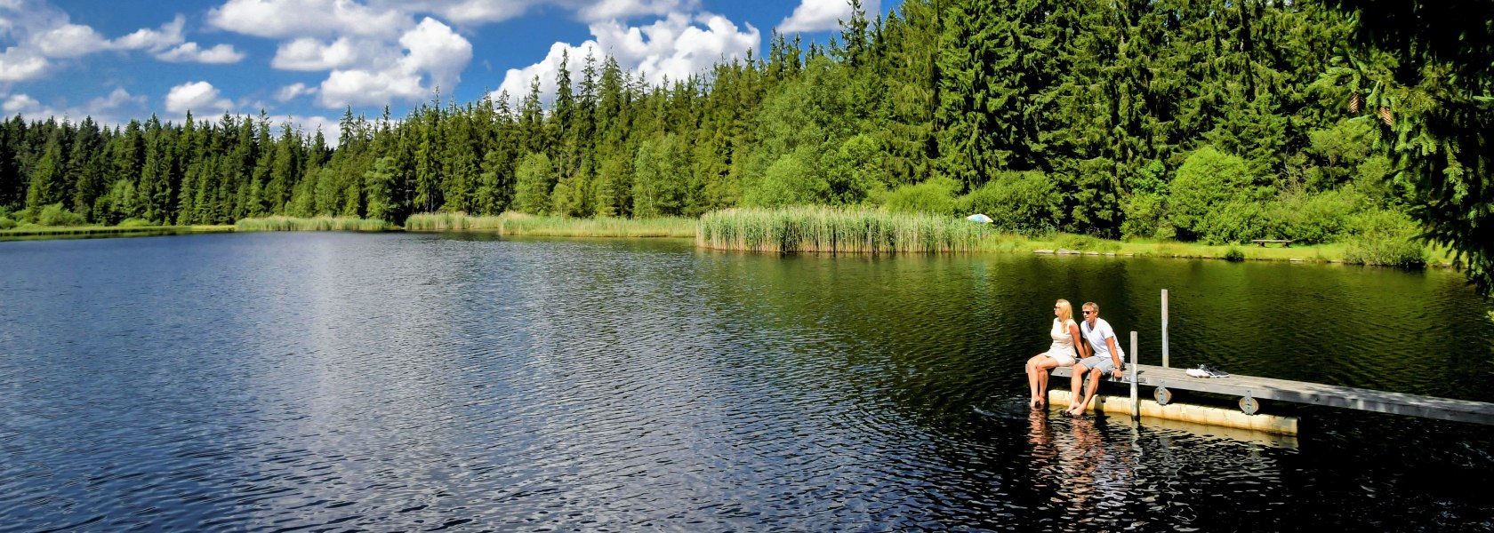 Stierhüblteich moor pond near the village of Karlstift, © Verein Naturpark Nordwald